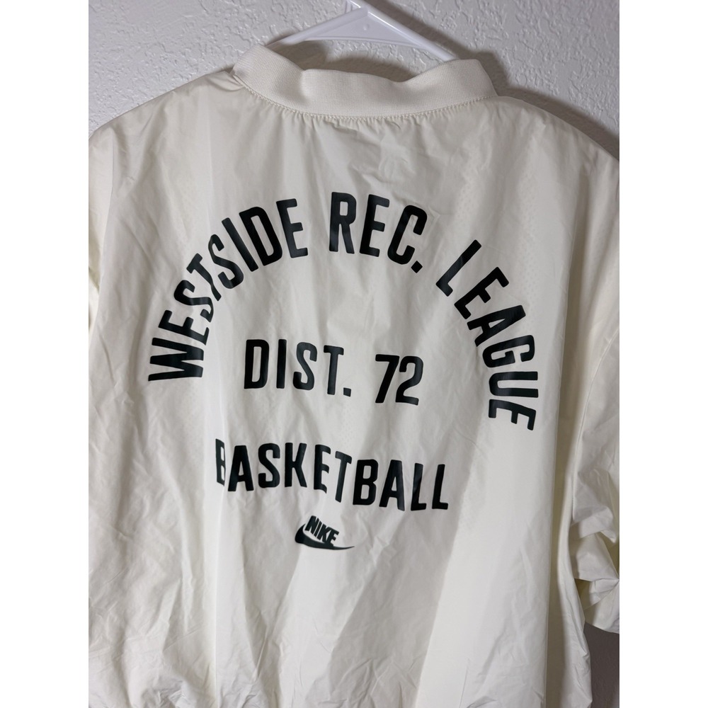 NWT! Nike Authentic Men's Warm Up Shirt Sail FQ6170-133 Men's Size Large - Picture 6 of 10